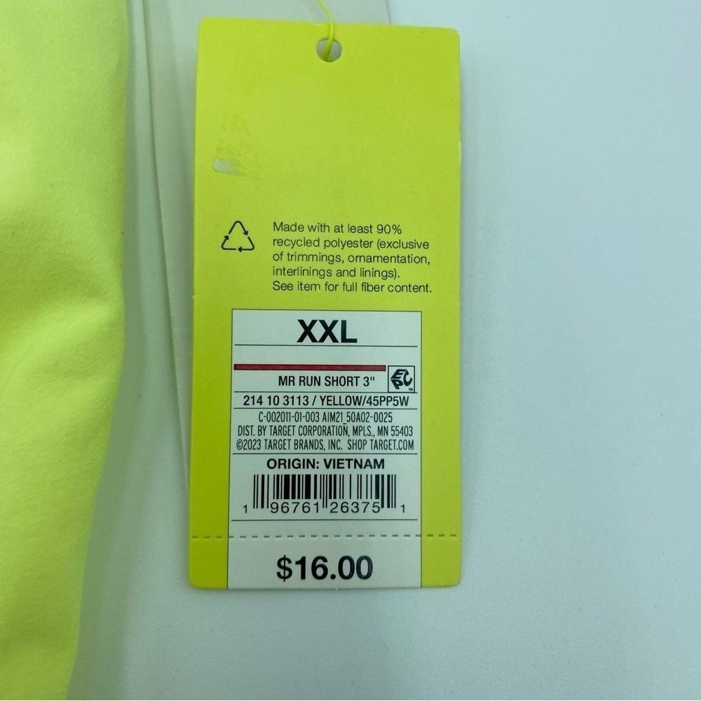 Women's Mid-Rise Run
Shorts 3" - All In Motion™ Yellow 1X & XL - Picture 7 of 14